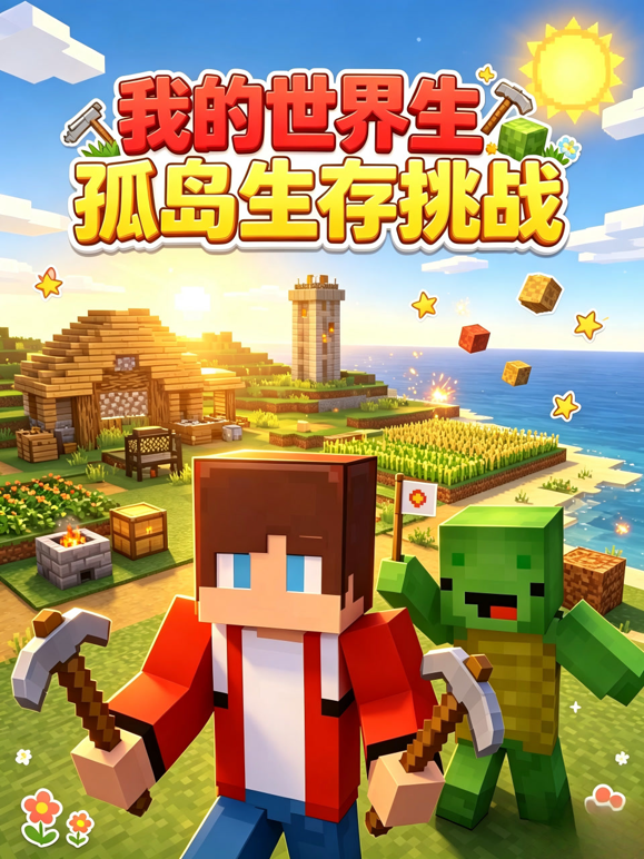 我的世界生孤岛生存挑战